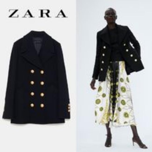 Zara wool jacket coat - Picture 9 of 12